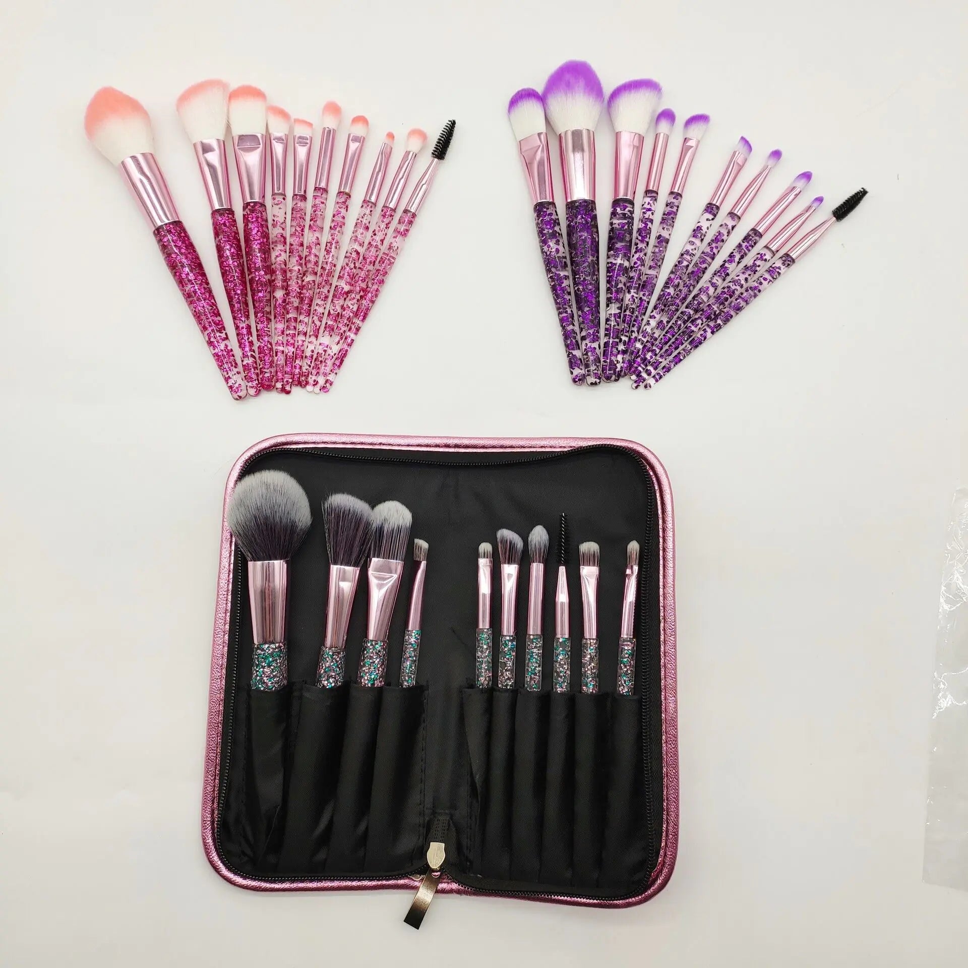 10-Piece Makeup Brush Set for Beauty and Blending Veloria USA