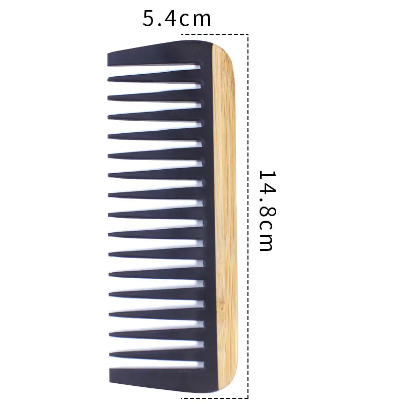 Bamboo Hair Comb for Women - Anti-Static Wooden Design Veloria USA