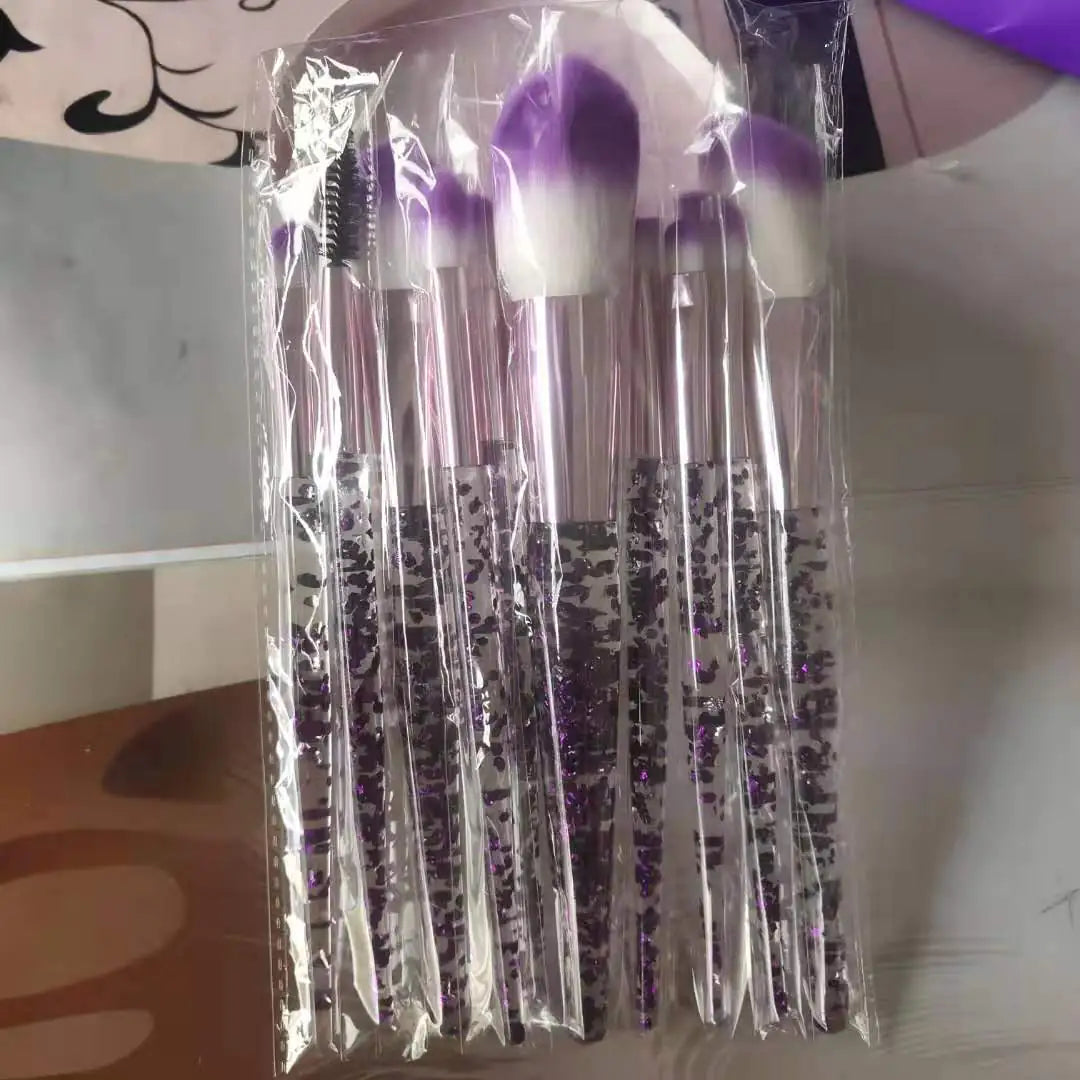 10-Piece Makeup Brush Set for Beauty and Blending Veloria USA