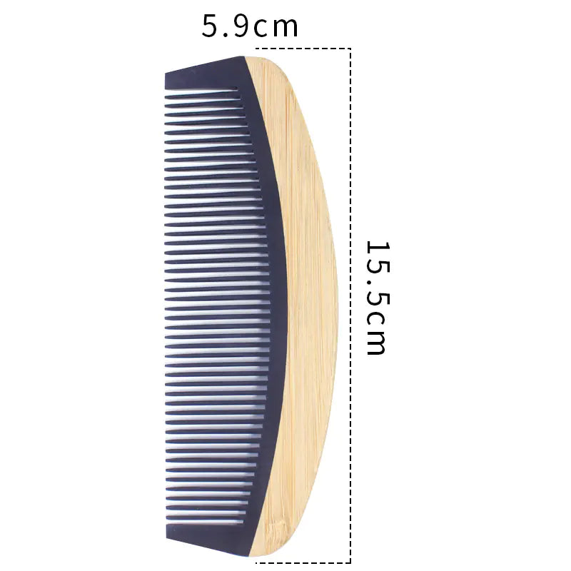 Bamboo Hair Comb for Women - Anti-Static Wooden Design Veloria USA