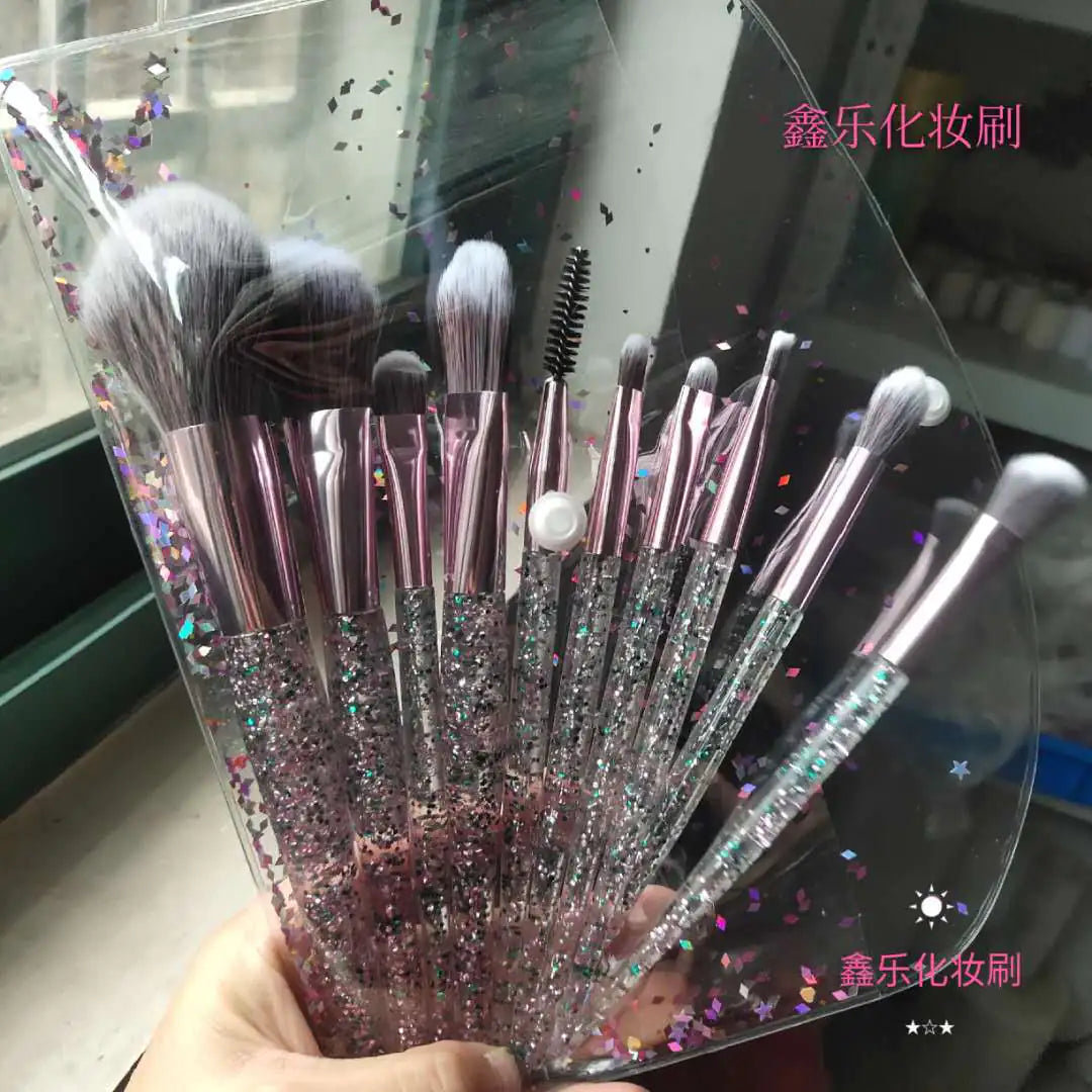 10-Piece Makeup Brush Set for Beauty and Blending Veloria USA
