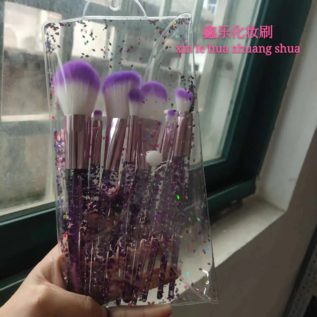 10-Piece Makeup Brush Set for Beauty and Blending Veloria USA