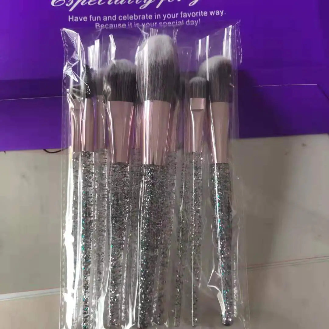 10-Piece Makeup Brush Set for Beauty and Blending Veloria USA