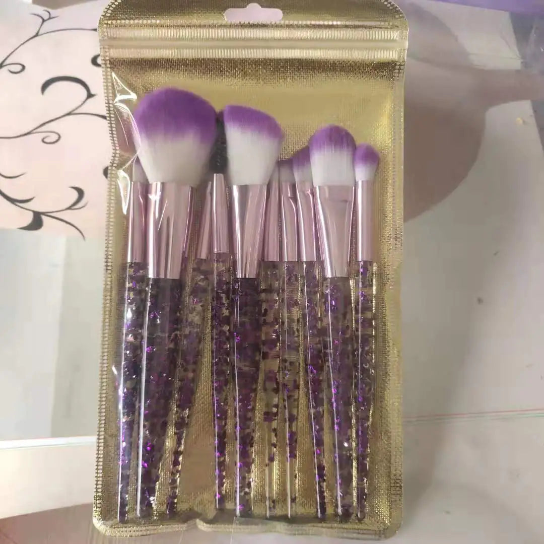 10-Piece Makeup Brush Set for Beauty and Blending Veloria USA